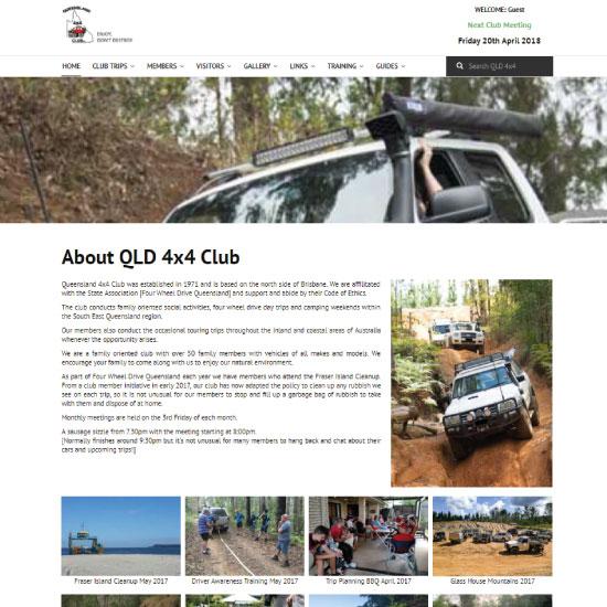 Queensland 4x4 Club Website